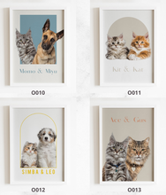 將圖片載入圖庫檢視器 2Pets The Art of Pets - MsCutBB Custom Pet Portraits
