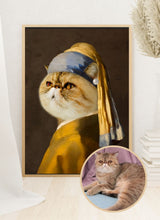 Load image into Gallery viewer, Character Series Regal Pet Artwork - MsCutBB Custom Pet Portraits
