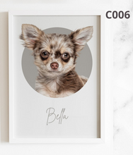 Load image into Gallery viewer, Modern Style Exclusive pet art - MsCutBB Custom Pet Portraits
